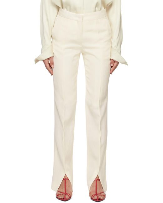 Jil Sander Off-white Tailored Trousers