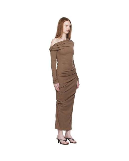 Paris Georgia Black Elemental Manahou Midi Dress