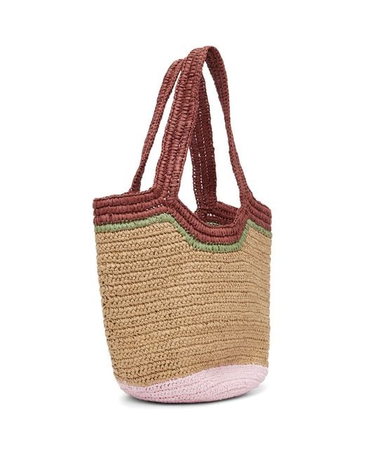 Marni Brown Paper Raffia Seaside Tote