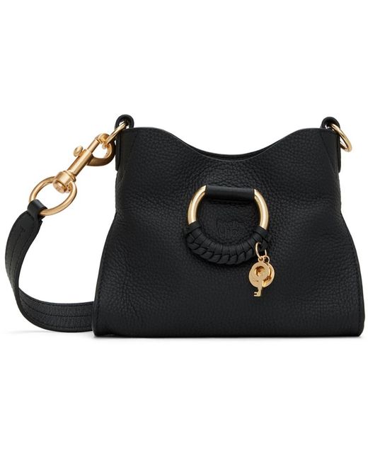 Mini sac noir à ornement joan See By Chloé en coloris Black