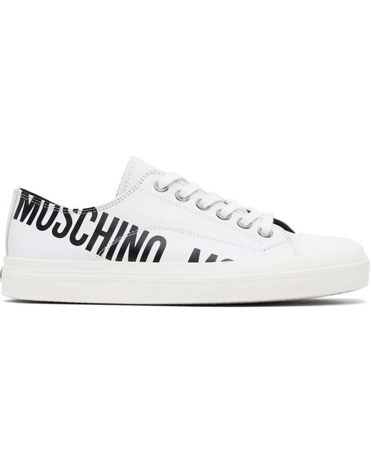 Moschino Black Logo Sneakers for men
