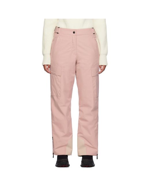 Moncler Pink Cp Ski Pants