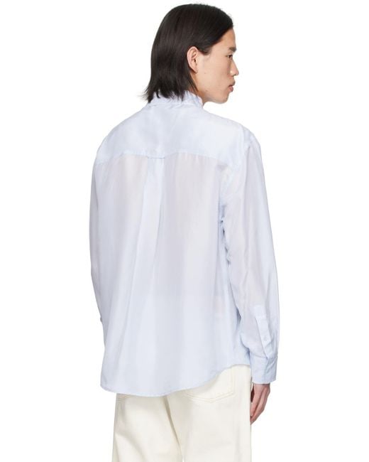 Mulberry White Flap Pocket Shirt for men