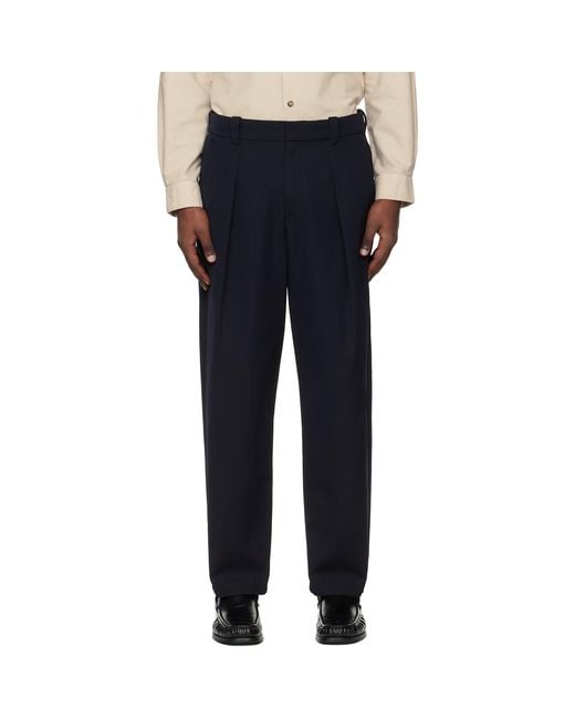 A.P.C. Blue Renato Trousers for men