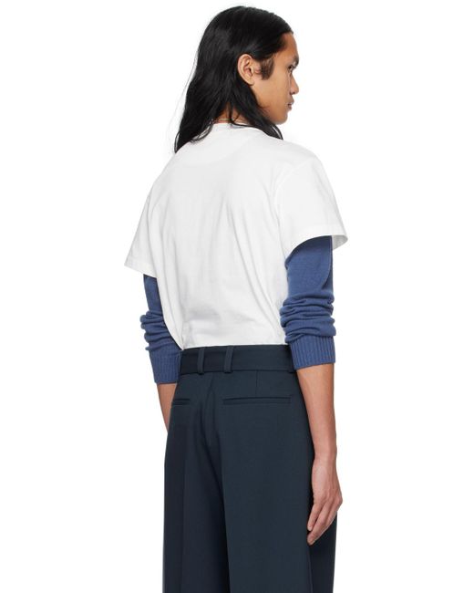 メンズ Jil Sander ホワイト Tシャツ 3枚セット White