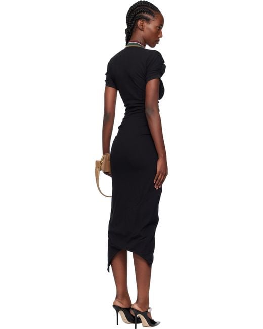 Vivienne Westwood Black Pulling Midi Dress