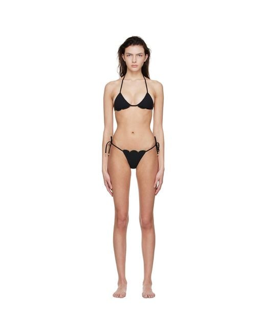 Agent Provocateur Black Lorna Bikini Top