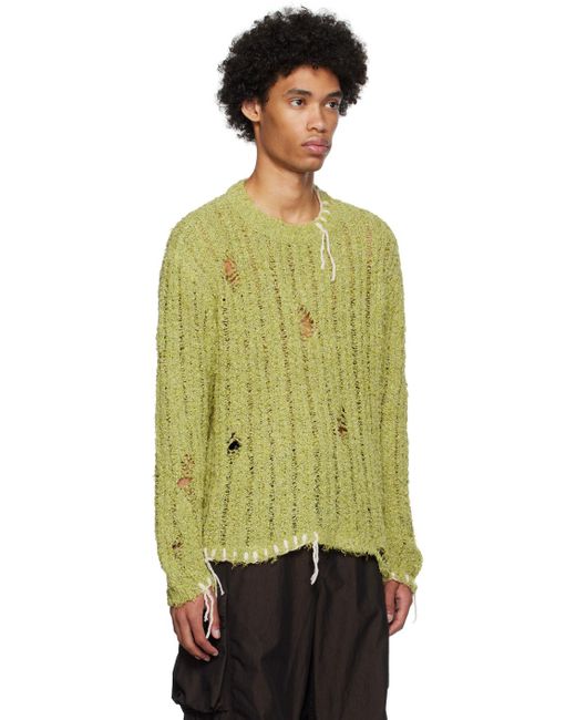 ANDERSSON BELL Green Ollen Sweater for men