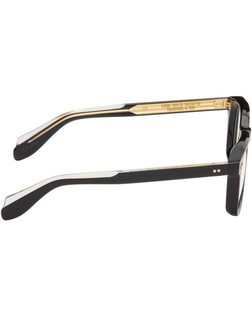 Cutler & Gross Black 1416 Square Optical Glasses for men