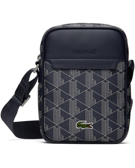 Lacoste Black Navy 'the Blend' Keychain Feature Bag for men