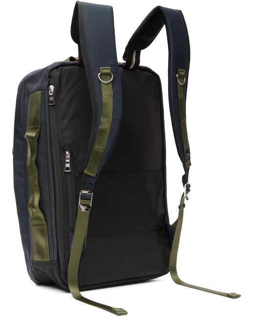 Master Piece Blue Potential 2way Backpack for men