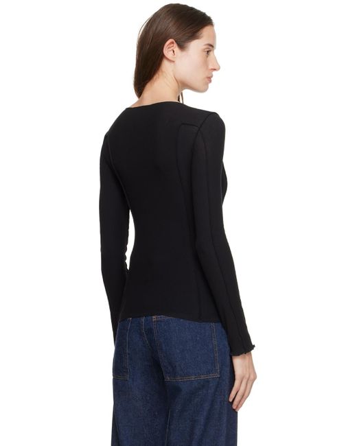 Baserange Black Omato Long Sleeve T-shirt