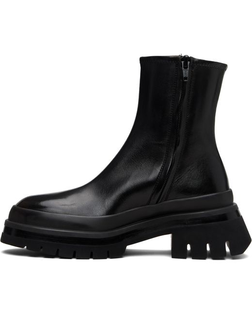 Khaite Black Fallon Boots