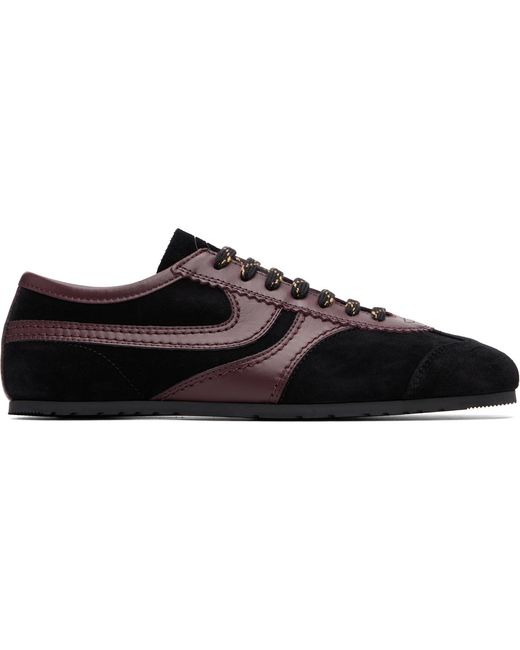 Dries Van Noten Black Suede Sneakers for men