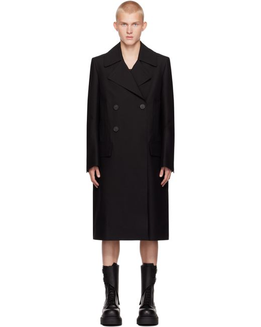 Rick Owens Black Porterville Slim Drella Coat for men