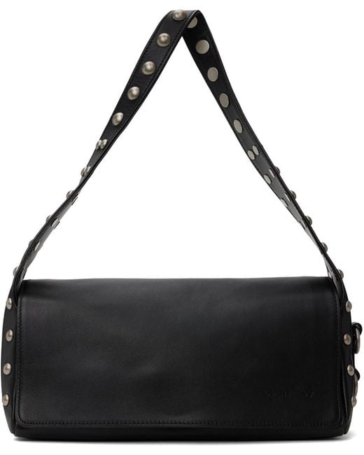 OPEN YY Stud Duffle Bag in Black | Lyst