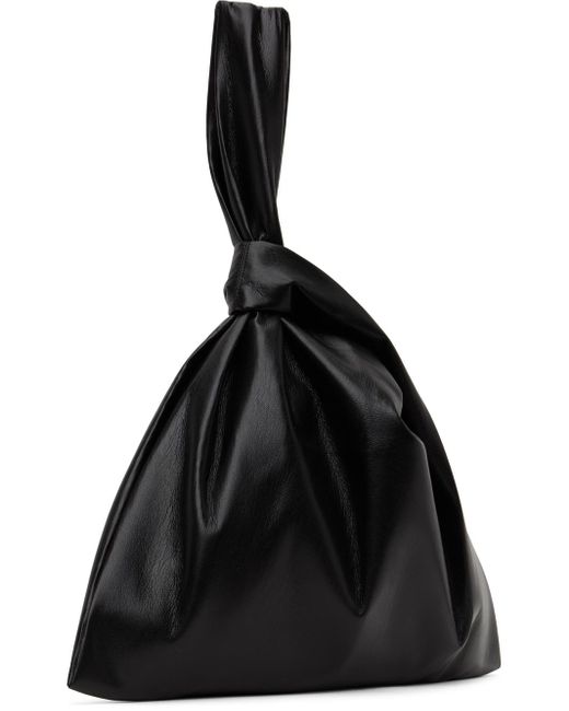 Grande pochette jen noire en cuir synthétique Nanushka en coloris Black
