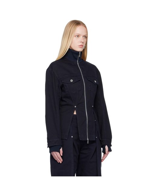 Jean Paul Gaultier Blue 'The Slit' Denim Jacket