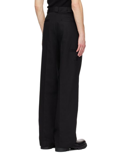 Givenchy Black Extra Wide Trousers for men