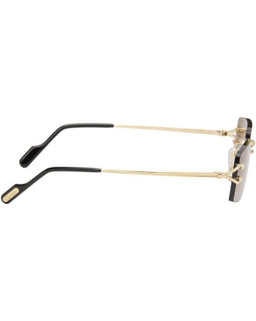Cartier Gray 'Classic C De Sunglasses for men