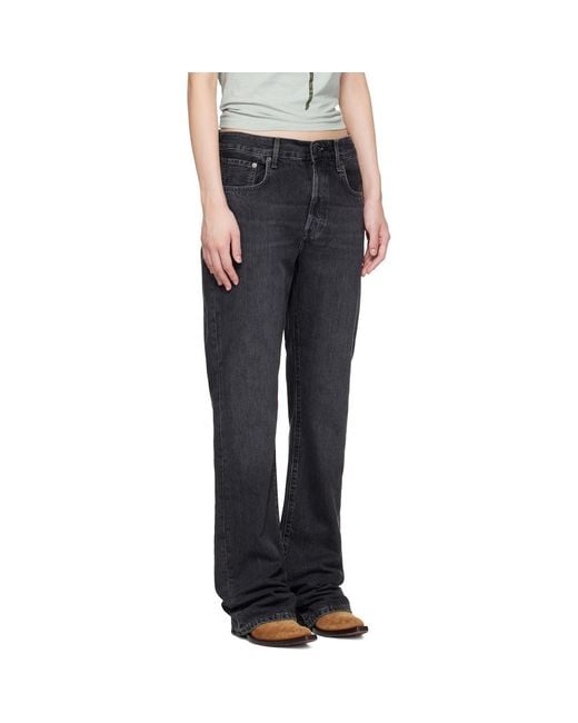 Acne Black Regular Fit 2009F Jeans