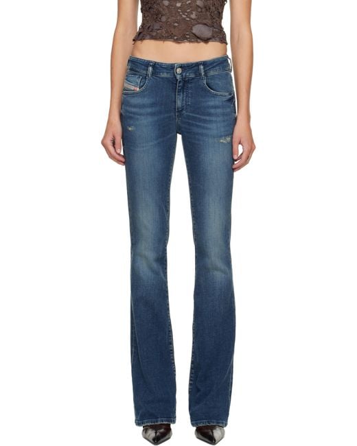 DIESEL Blue Bootcut 1969 D-Ebbey Jeans