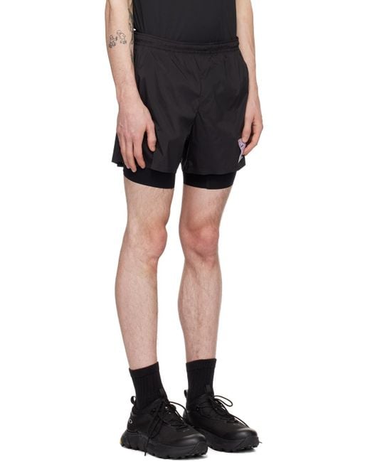 Satisfy Black Drawstring 5 Shorts for men