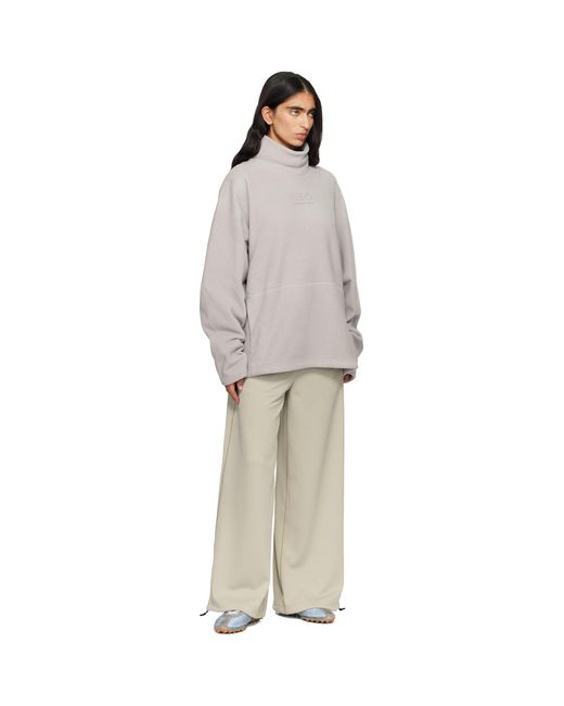 MM6 by Maison Margiela Gray Salomon Edition Pile Turtleneck