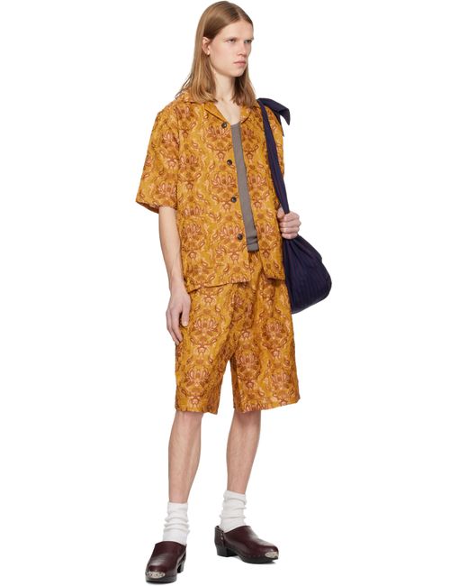 Needles Black Kae Tanaka Edition H.D. Shorts for men