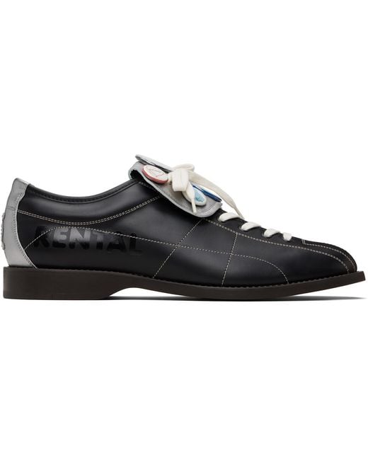 KENZO Black Paris Striker' Bow Derbys for men