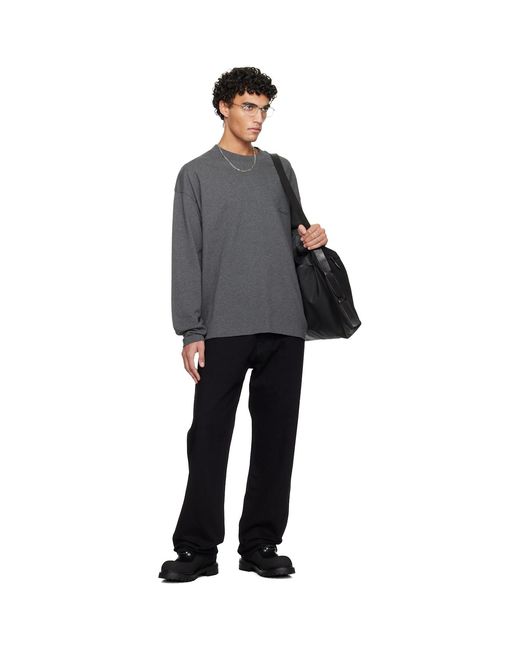 Fear Of God Black Holiday Classic Long Sleeve T-Shirt for men