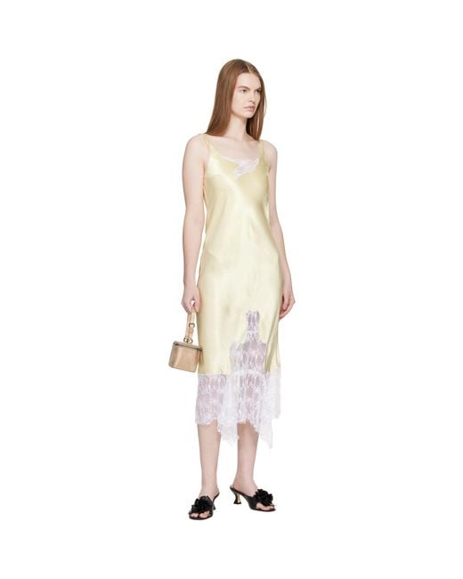 Collina Strada Black Anemone Midi Dress