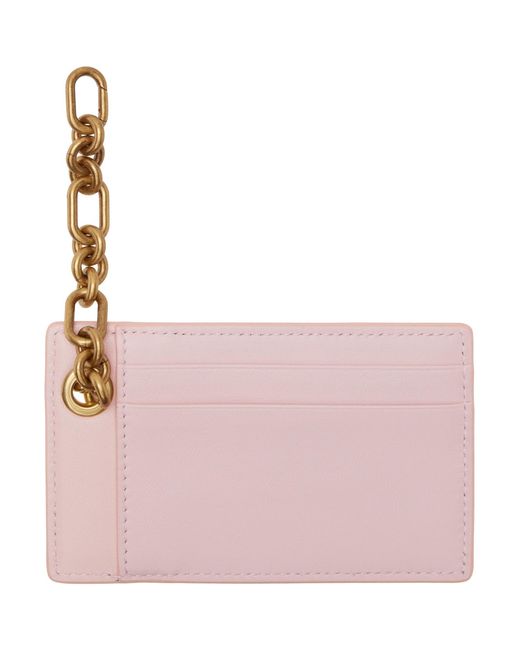 Balmain Pink Pulse Chain Card Holder
