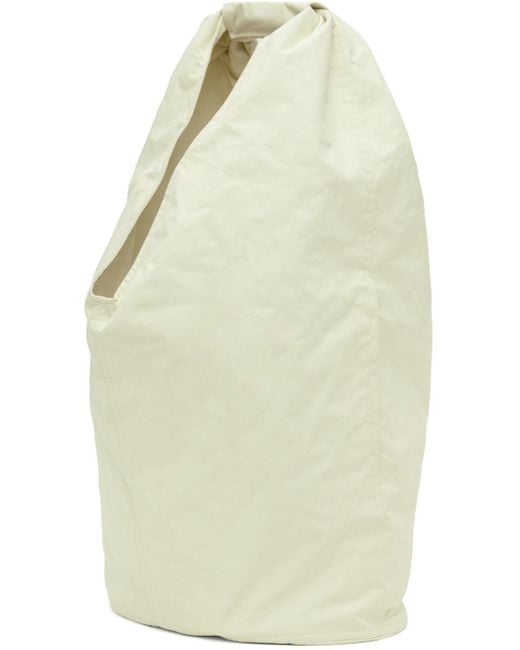 Our Legacy White Off- Tech Drip Tote