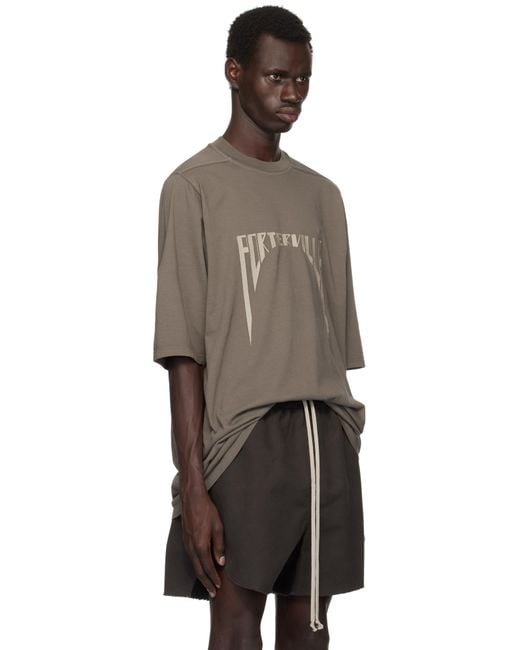 Rick Owens Multicolor Porterville Jumbo Ss T-shirt for men