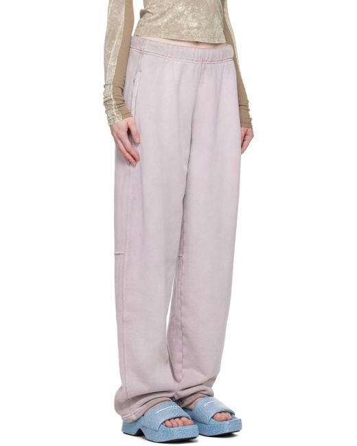 T By Alexander Wang Pink High-Rise Lounge Pants