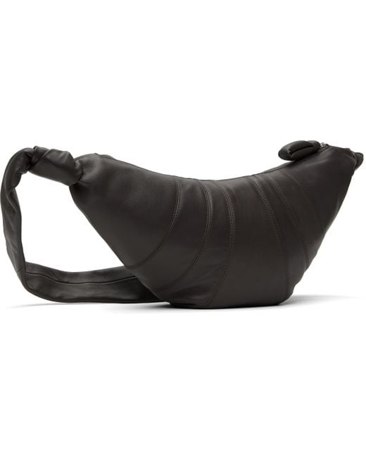 Lemaire Black Medium Croissant Bag