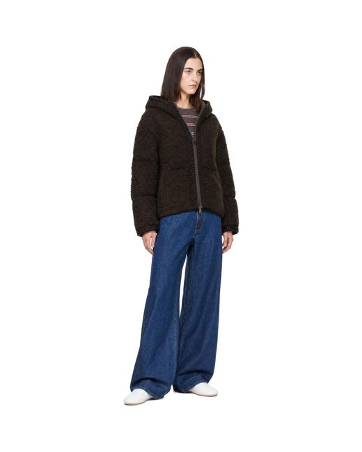 Moncler Black Cristallin Hooded Down Jacket