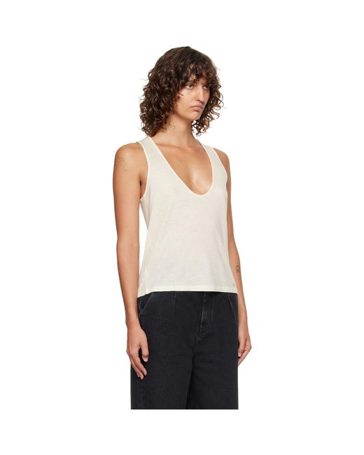 Loulou de Saison White Off- Albia Lds Jersey Tank Top
