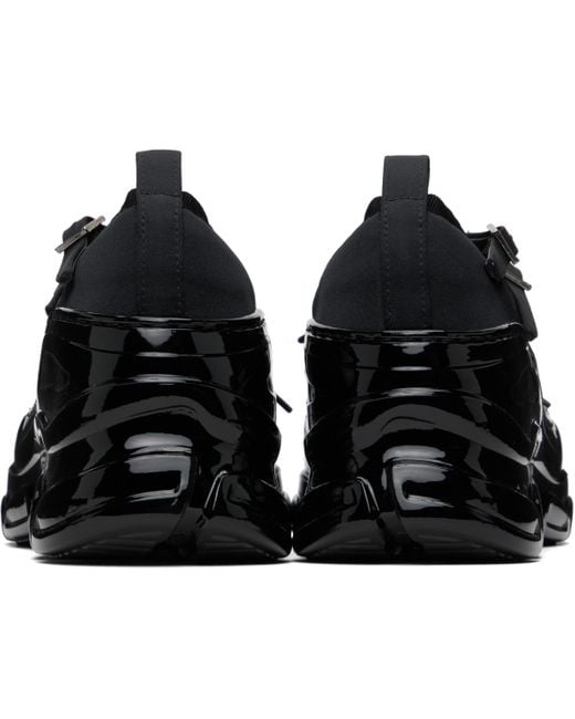 Simone Rocha Black Beaded Tracker Ballerina Sneakers