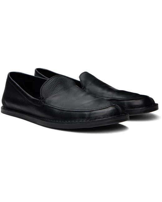 The Row Black Cary V1 Loafers for men