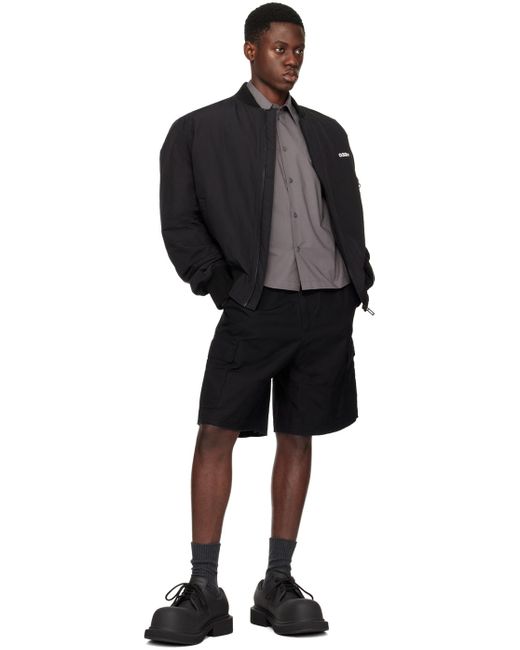 032c Black Team Shorts for men