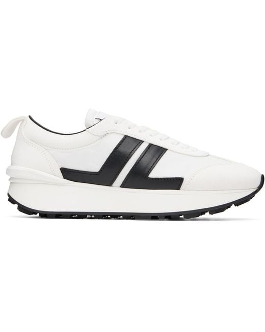 Lanvin Black Nylon Bumpr Sneakers for men