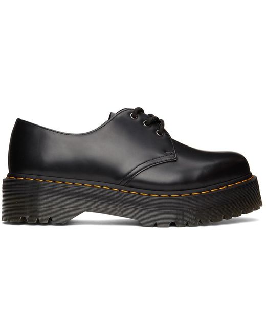 black 1461 quad zip derbys