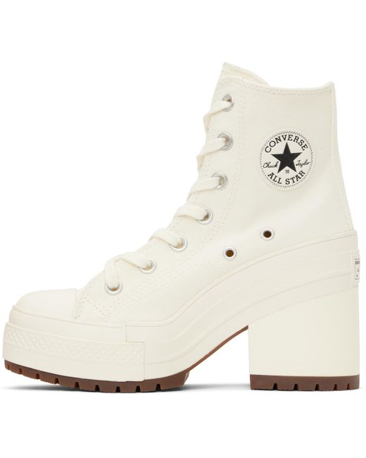 Converse White Chuck 70 De Luxe Heel High Top Sneakers