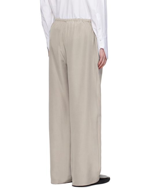 The Row White Jugi Trousers for men