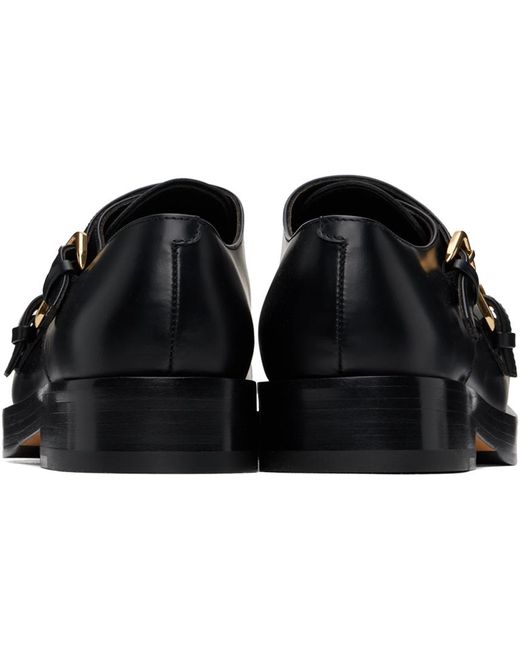 Chaussures à boucle helium noires Bottega Veneta pour homme en coloris Black