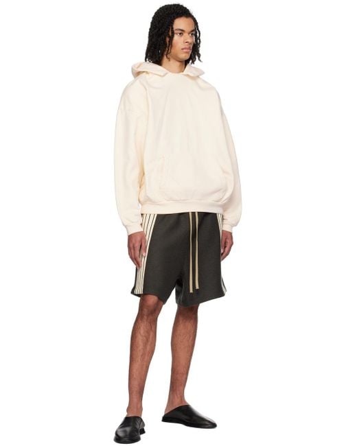 Fear Of God Black Off- Patch Hoodie for men