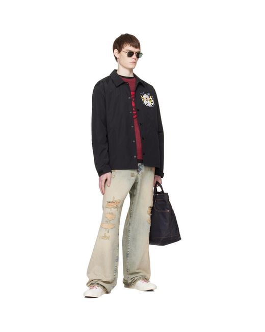 KENZO Black Paris Five Pockets' Tote for men