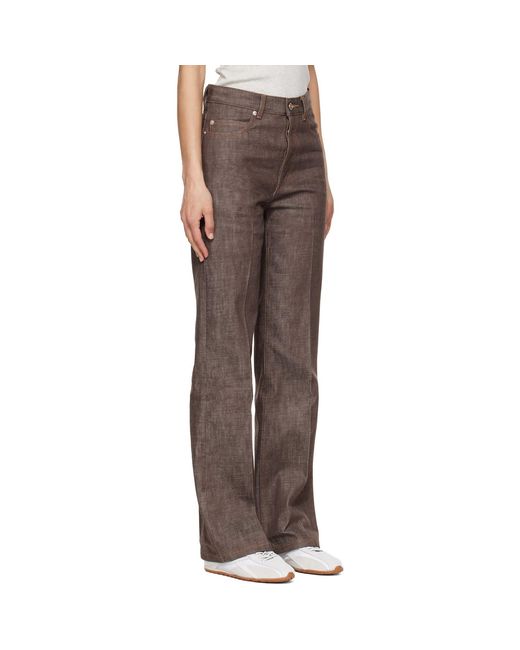 A.P.C. Brown Arno Jeans
